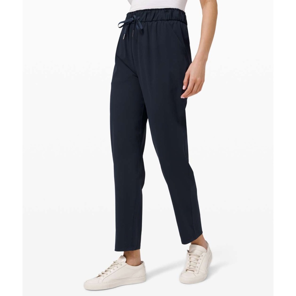 lululemon athletica Navy Drawstring Ankle Pants